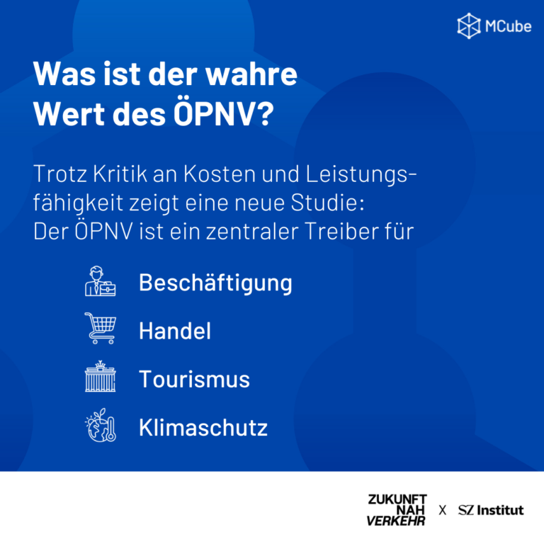 Der Beitrag zeigt den Wert des ÖPNV – nämlich Beschäftigung, Handel, Tourismus und Klimaschutz